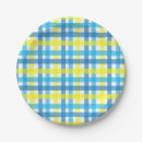 Search for yellow gingham plates Pattern