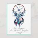 Search for watercolor dreamcatcher postcards Feather