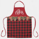 Search for red and black plaid aprons Chef