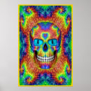 Search for colourful skull posters Trippy