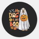 Search for cute halloween dog stickers English bulldog