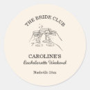 Search for brides weekend stickers Black and white
