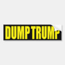 Search for dump the trump bumper stickers Donald