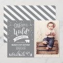 Search for adventure 1st birthday invitations Boy first birthday