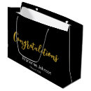 Search for white and gold gift bags Congratulations