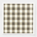 Search for brown plaid napkins Country