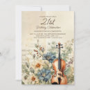 Search for violin invitations Vintage