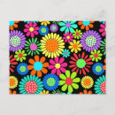Search for daisy flower pattern postcards Retro