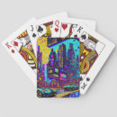 Search for cyberpunk playing cards Cityscape