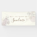 Search for floral engagement party signs Simple