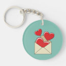 Search for love letter key rings Valentine