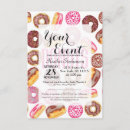 Search for pink doughnut invitations Typography