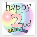 Search for happy 2nd birthday stickers Two