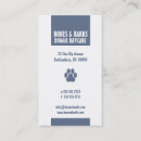 Search for paw print business cards Doggie day care