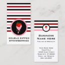 Search for chocolate strawberries business cards Strawberry
