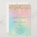 Search for pink blue glitter drips invitations Sparkle