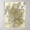 Search for vintage map of scotland posters Antique