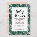 Search for palm baby shower invitations Tropical