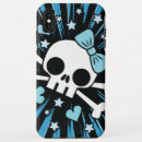 Search for skull with bow iphone cases Crossbones