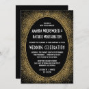 Search for 1920s new years eve party invitations Black and gold
