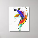 Search for bird of paradise canvas prints Blue