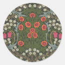 Search for elegant floral design stickers William morris