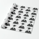 Search for graduate wrapping paper Black and white