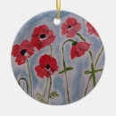 Search for poppies christmas tree decorations Floral