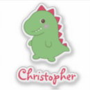 Search for dinosaur kawaii stickers T rex