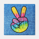 Search for hippie symbols magnets 60s