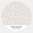 Search for rainbow confetti stickers Colourful