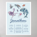 Search for animals party posters Under the sea