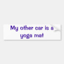 Search for yoga bumper stickers Fitness