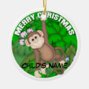Search for monkey christmas tree decorations Jungle
