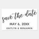 Search for save the date rectangle stickers Modern