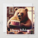Search for bear birthday cards Cake