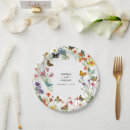 Search for floral wedding plates Wildflowers