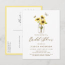 Search for sunflower mason jar bridal shower invitations Country