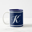 Search for 2 initials mugs Two tone