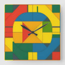Search for abstract geometric shapes clocks Design