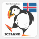 Search for puffin labels Illustration