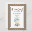 Search for boy teddy bear invitations Vintage