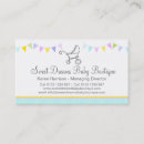 Search for baby clothes store business cards Shop