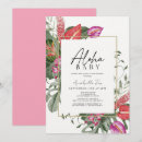 Search for red bird invitations Tropical