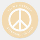 Search for yellow peace sign stickers Retro