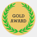 Search for gold award stickers Recognition