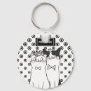 Search for love of cats key rings Illustration