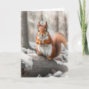 Search for red squirrel cards Winter