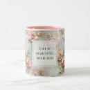 Search for beautiful pink rose mugs For her