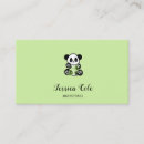 Search for cute babysitting business cards Animal